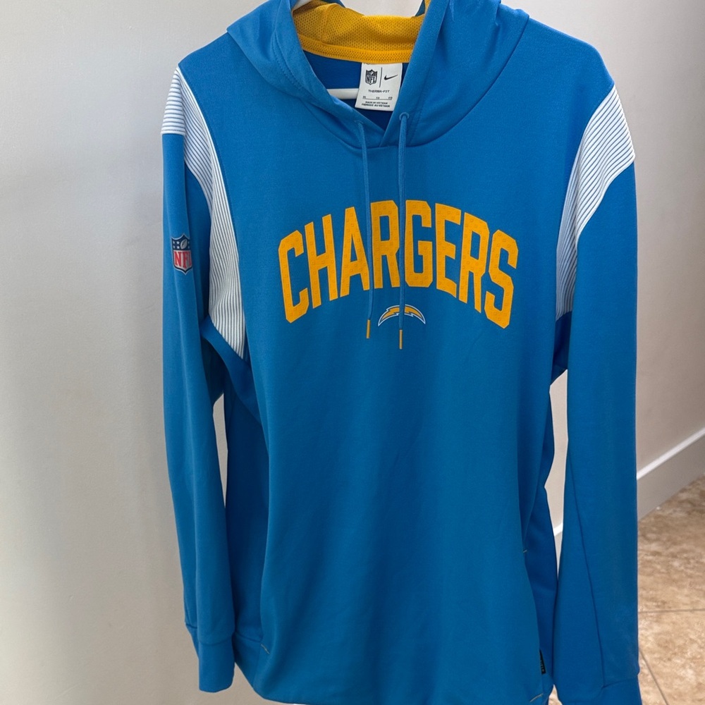 Nike Chargers Blue Pullover Hoodie - Men's